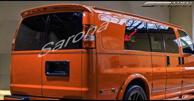 Custom Chevy Express Van  Short Wheel Base Side Louvers (2003 - 2026) - $440.00 (Part #CH-001-SL)